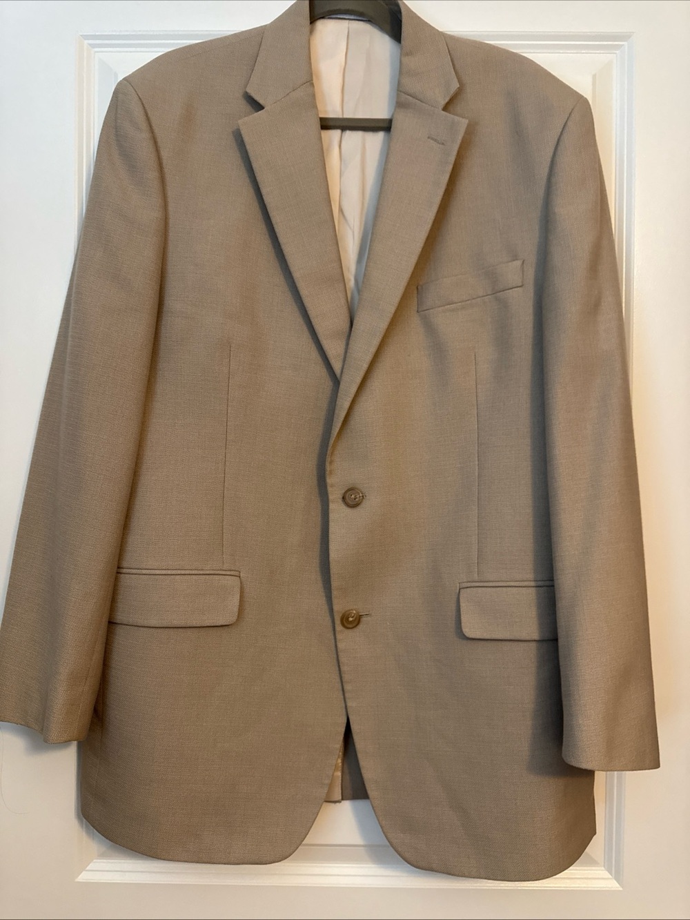 Ralph Lauren Men's Light Tan Sport Coat - Classic Two-Button Blazer